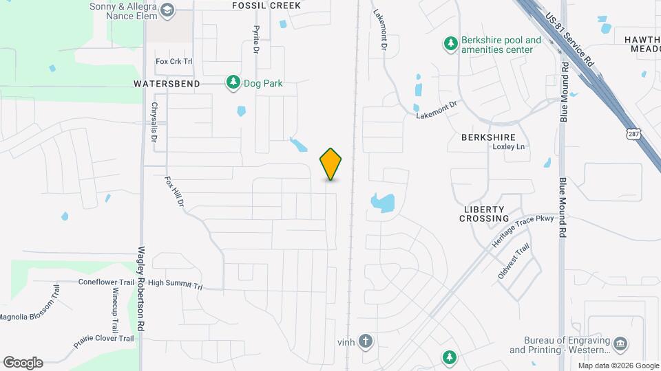 9508 Doverglen Dr Map and Location Details