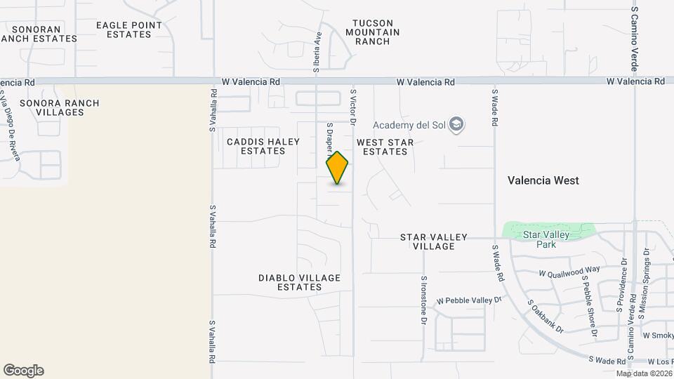 7442 W Calle Colado Map and Location Details