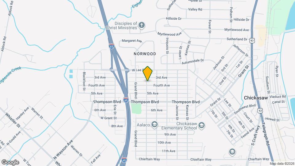 502 Geronimo St Map and Location Details