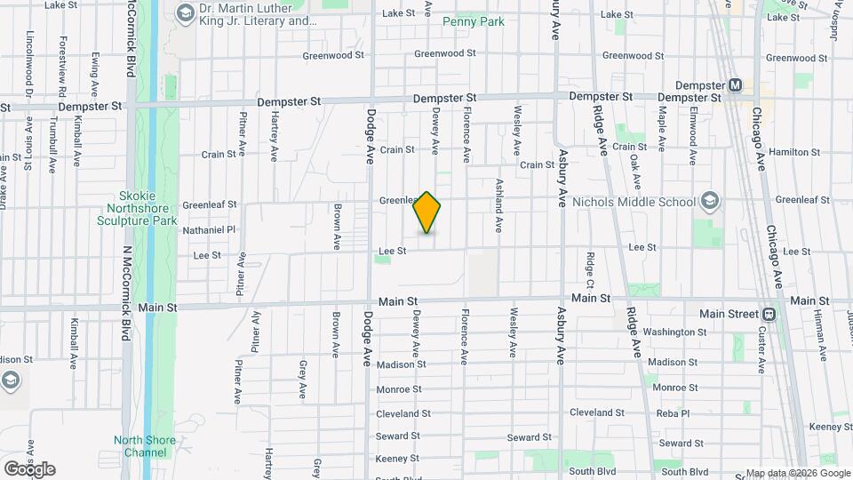 1008 Dewey Ave, Unit 1008 Dewey Map and Location Details