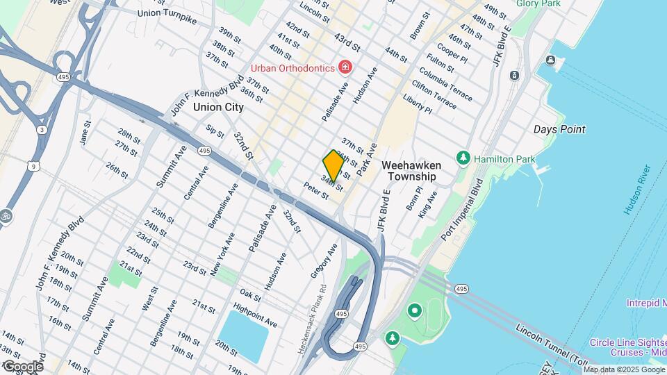 117 34th St Map and Location Details