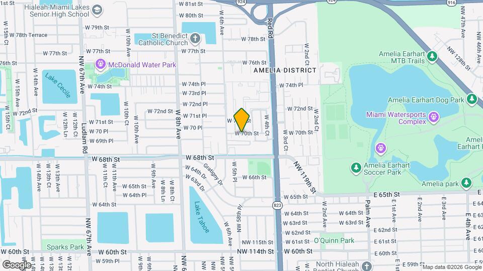 6993 W 5th Ct Map and Location Details