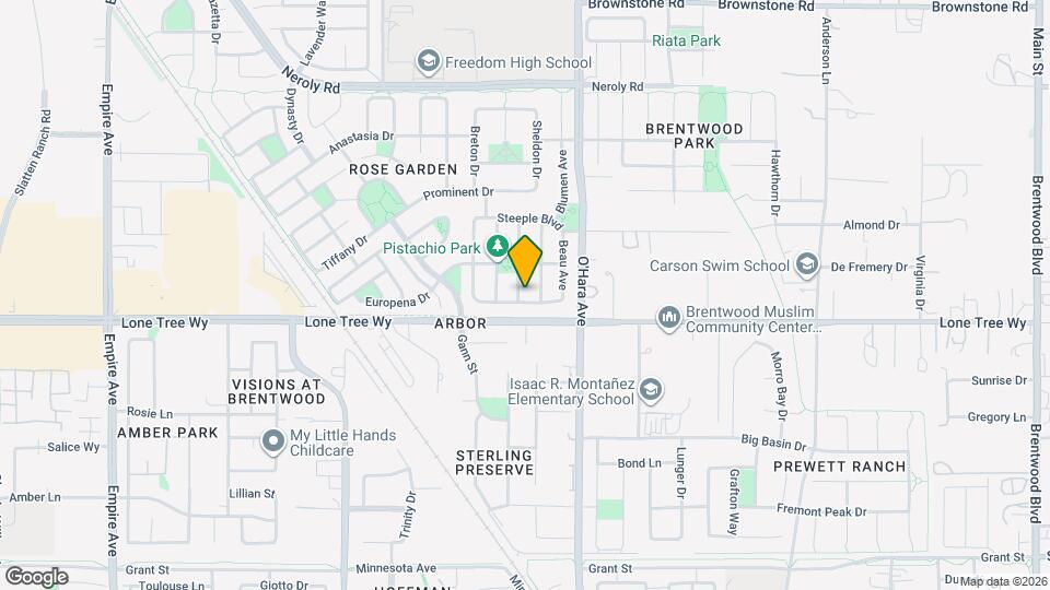 2602 Brookshire St Map and Location Details