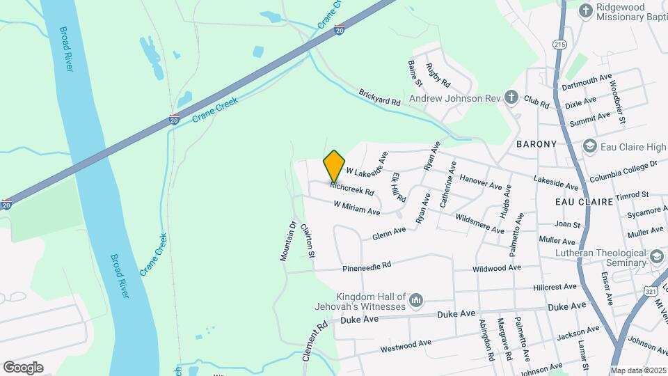 400 Richcreek Rd Map and Location Details
