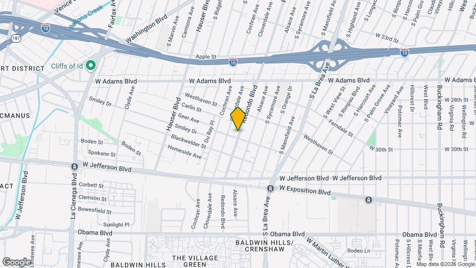 2757 Redondo Blvd Mapa y Detalles de la Ubicación