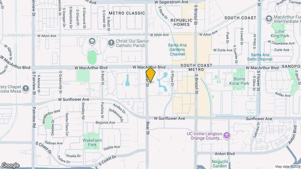 3623 S Bear St, Unit A Map and Location Details