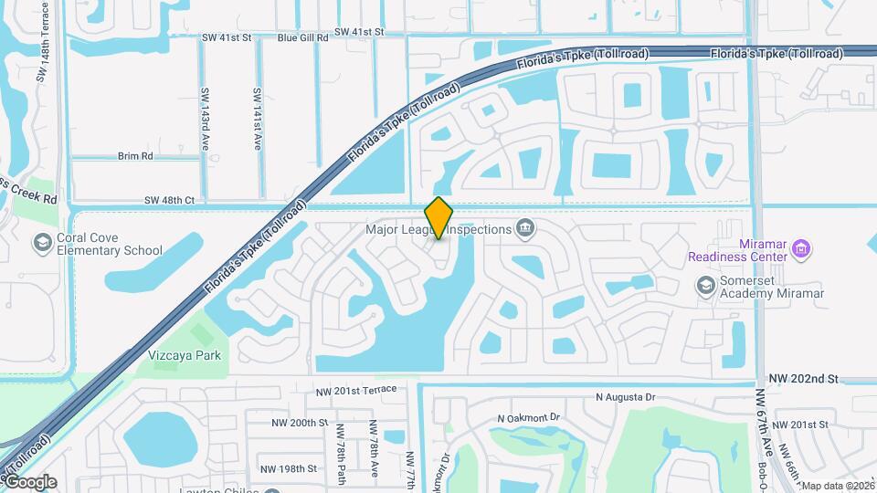 4977 SW 135th Way Map and Location Details