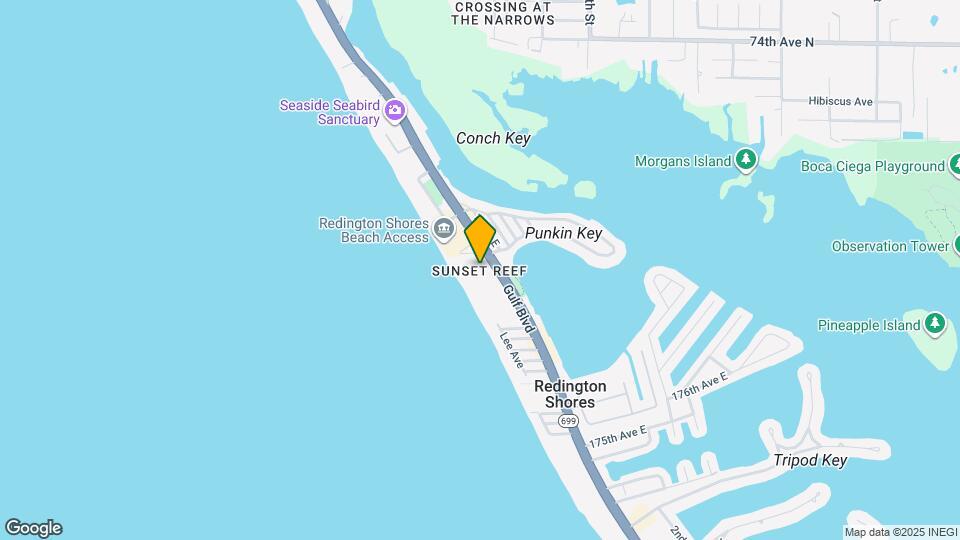 17960 Gulf Blvd, Unit 104 Mapa y Detalles de la Ubicación