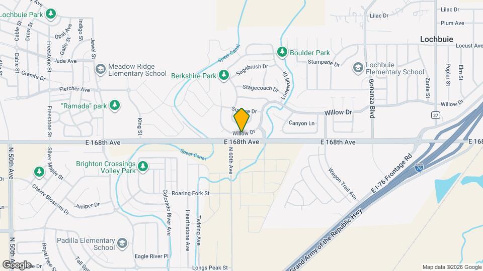 853 Willow Dr Map and Location Details