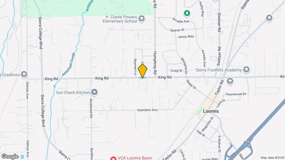 5490 King Rd Map and Location Details