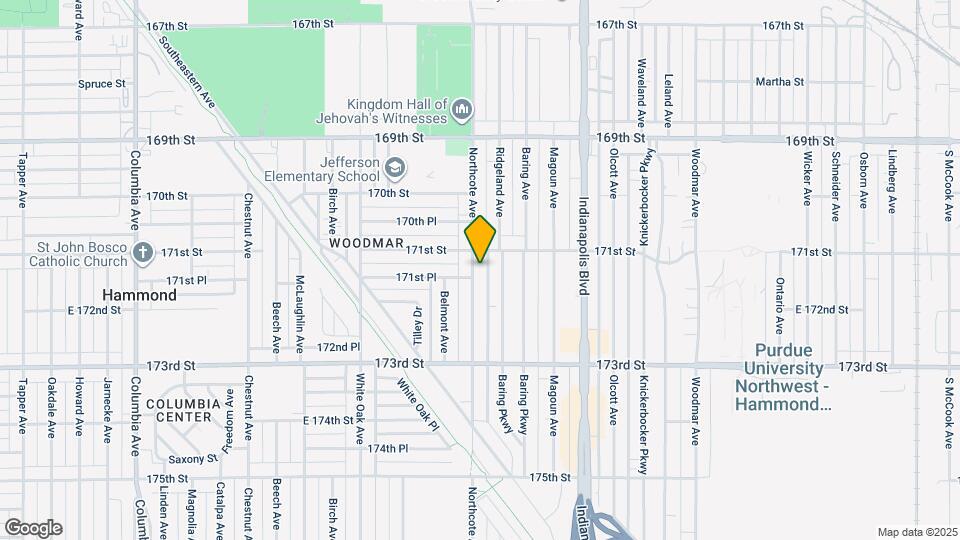 7119 Northcote Ave Map and Location Details