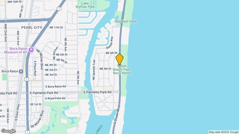 425 N Ocean Blvd, Unit 1 Mapa y Detalles de la Ubicación