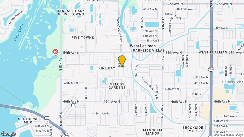 5130 76th St N Map and Location Details