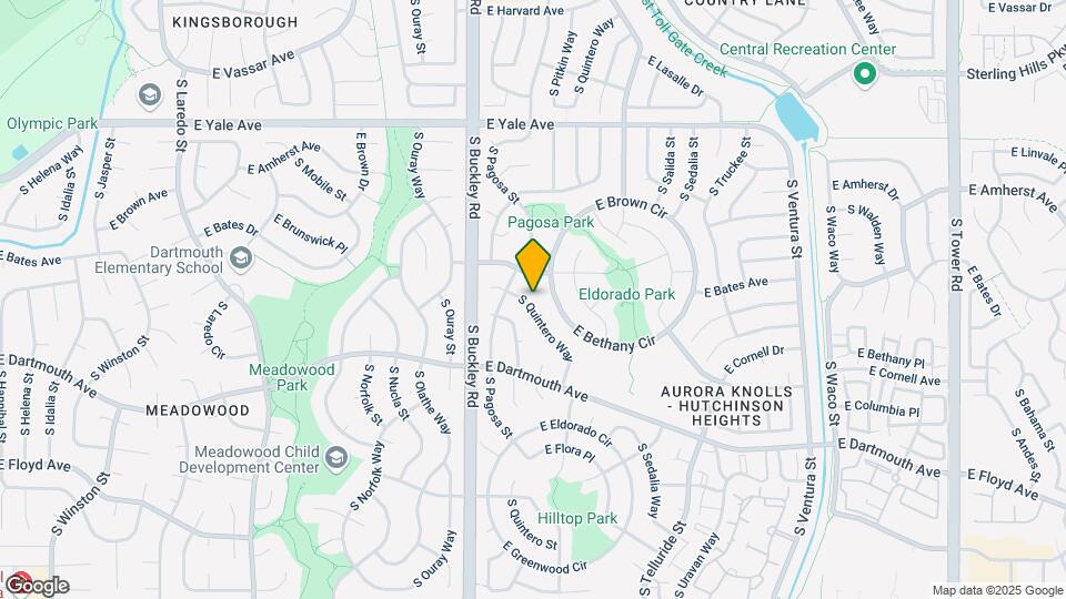 3058 S Quintero Way Map and Location Details