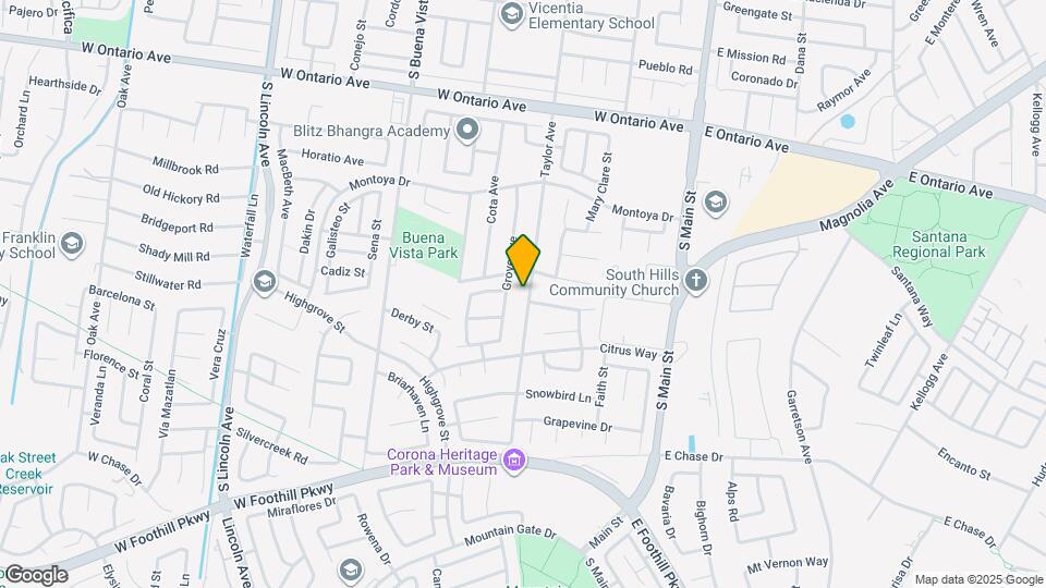 2590 Taylor Ave Map and Location Details