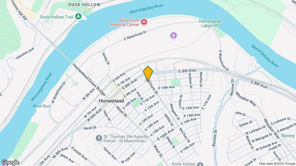 Homestead Masonic Hall Lofts Mapa y Detalles de la Ubicación