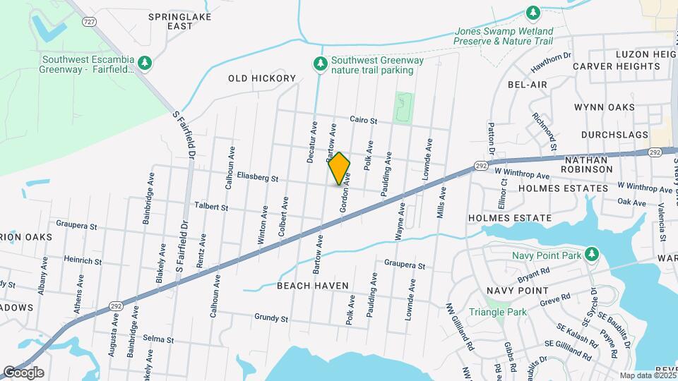827 Gordon Ave Map and Location Details