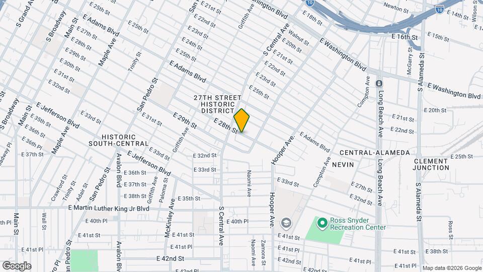 1130 E 28th St Map and Location Details