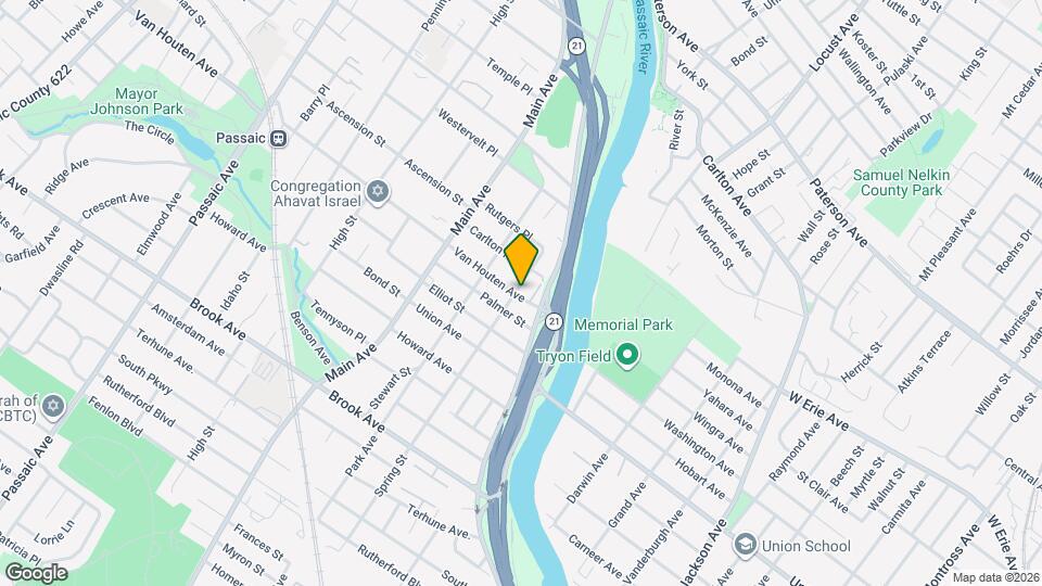 36 Van Houten Ave, Unit Passaic Park Map and Location Details
