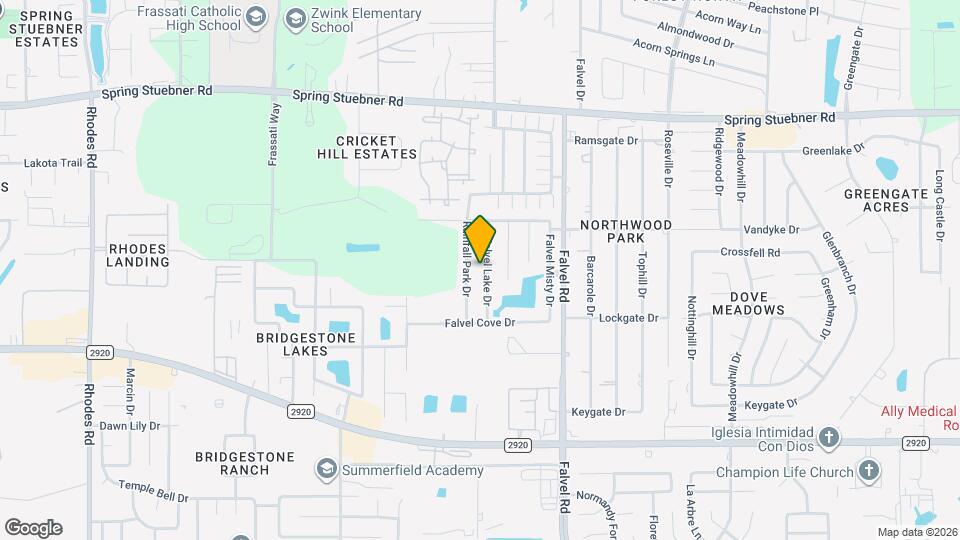 21603 Falvel Lake Dr Map and Location Details