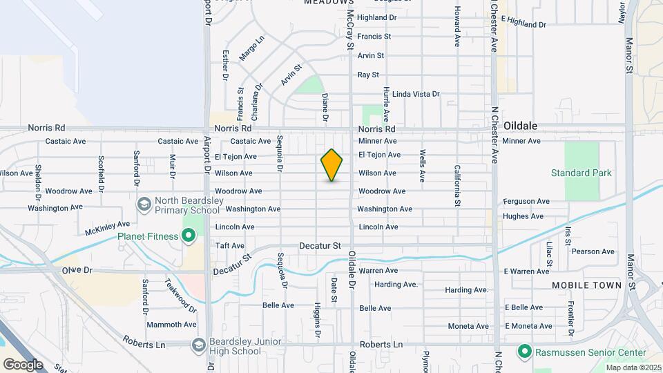 512 Woodrow Ave Map and Location Details