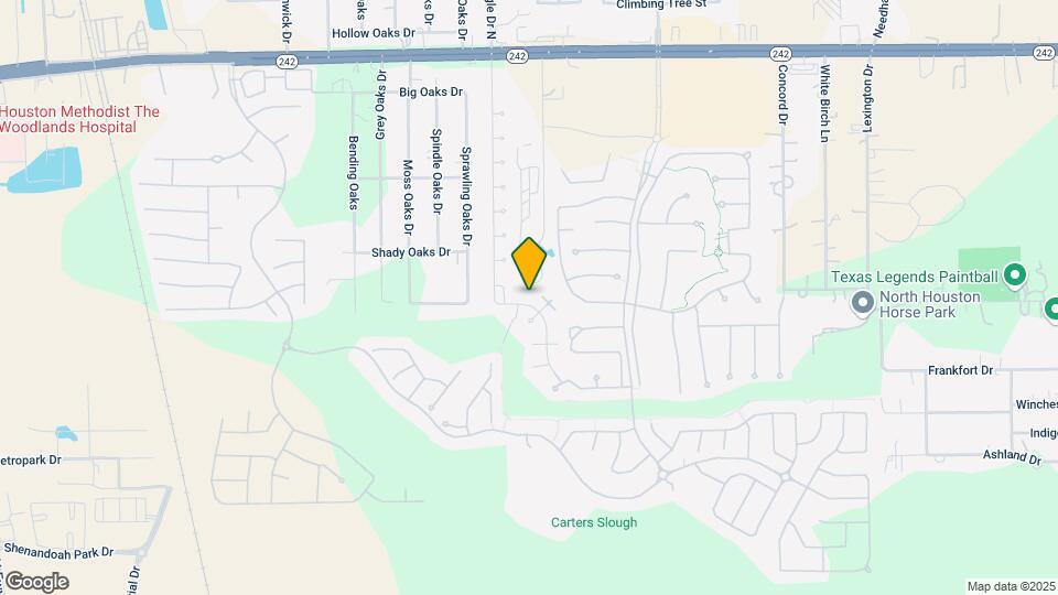 17189 Glen Oaks Dr Map and Location Details