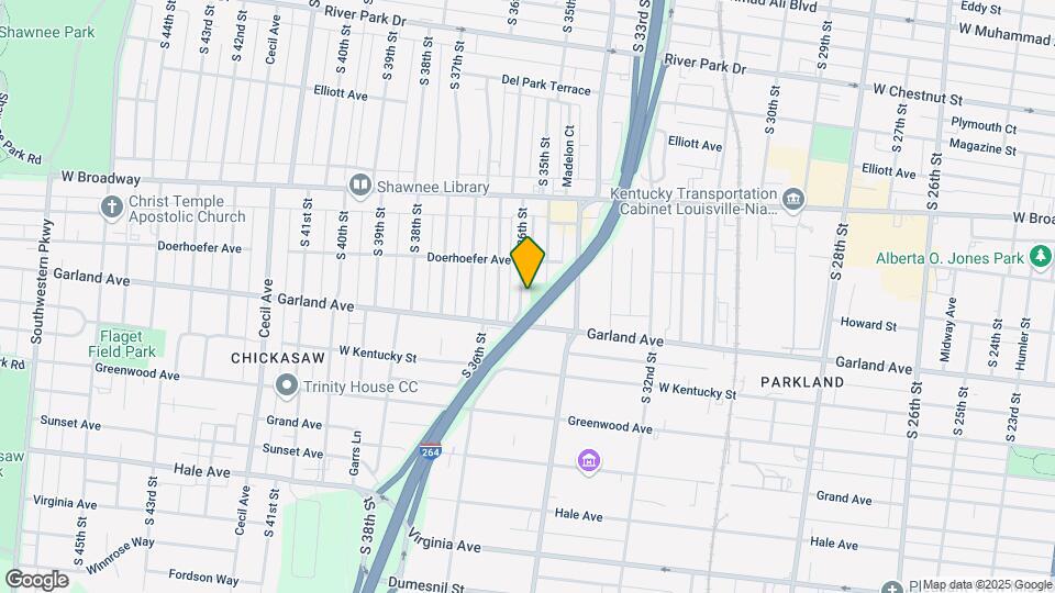 825 S 36th St Map and Location Details