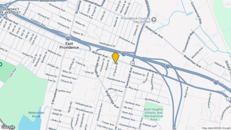 151 S Spruce St, Unit 2nd floor 2 bedroom 1 bat Map and Location Details