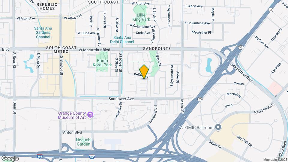 405 Nobel Ave Map and Location Details
