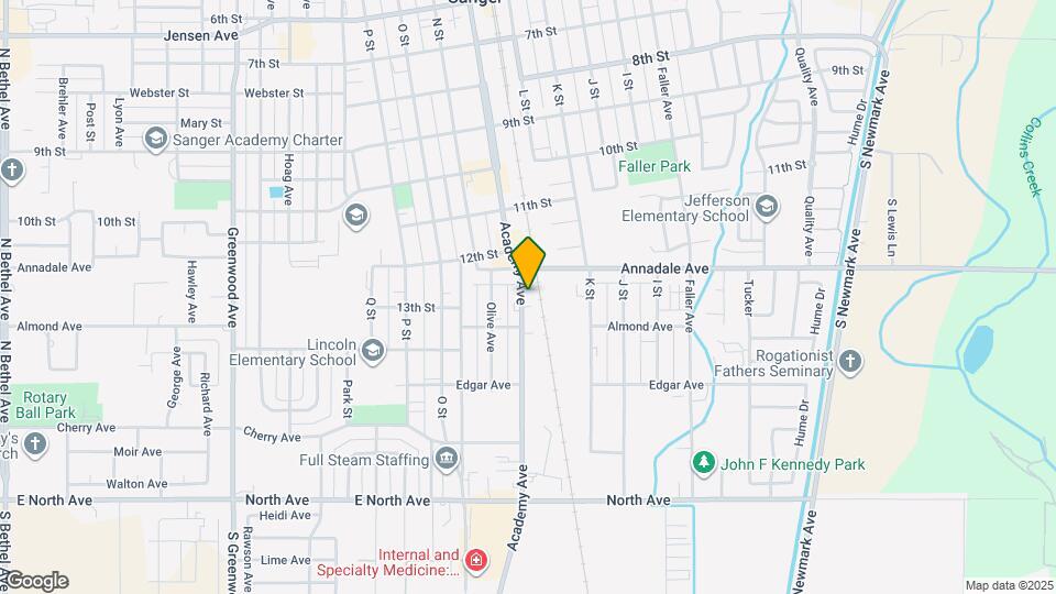 1220 Academy Ave Map and Location Details