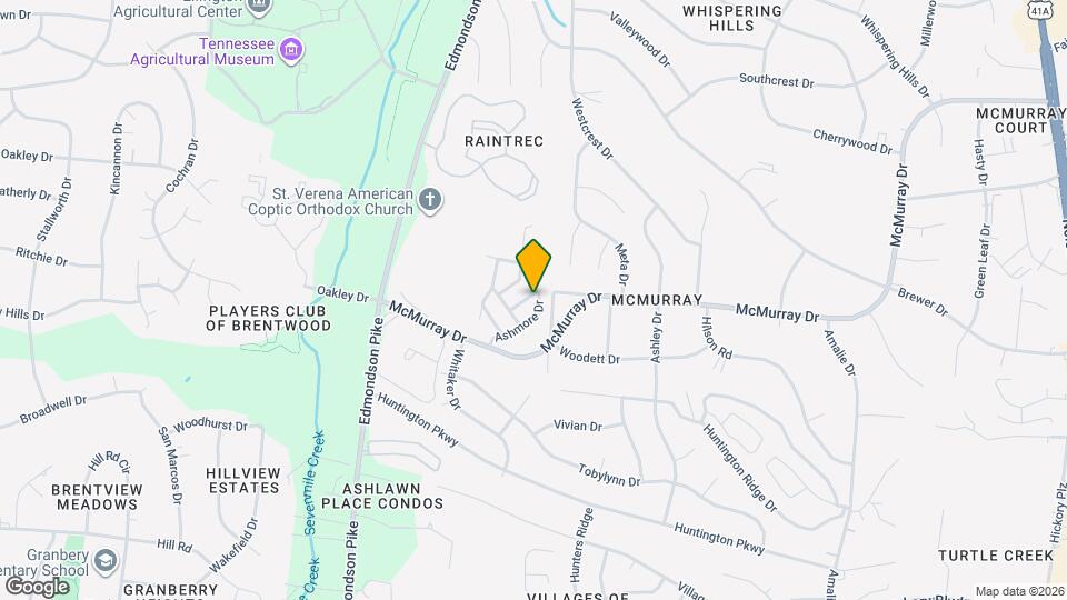 1051 Ashmore Dr Map and Location Details