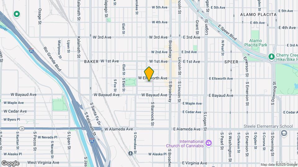 123 W Archer Pl Map and Location Details