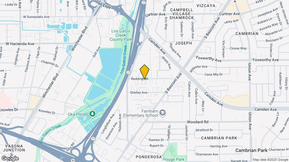 134 Redding Rd Map and Location Details