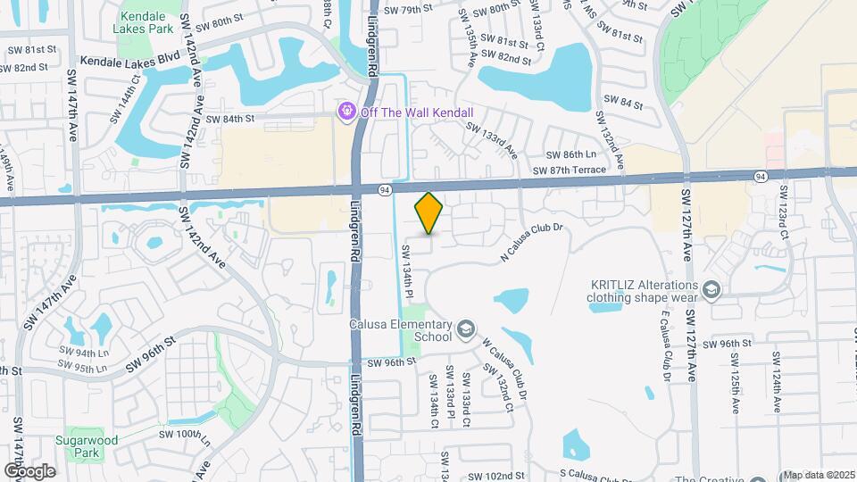 13424 SW 90th Terrace Map and Location Details