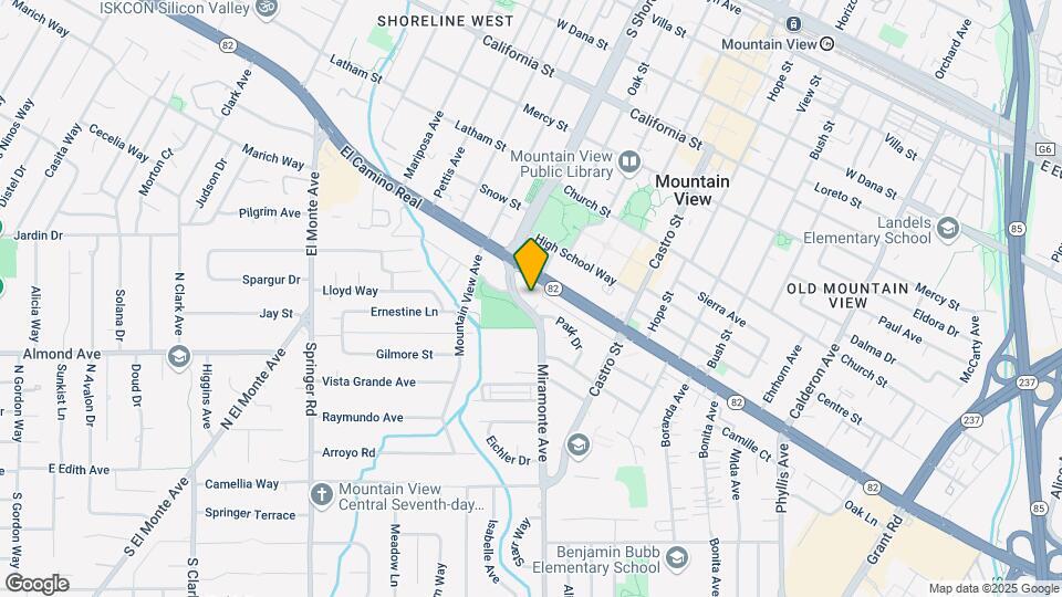 937 Miramonte Ave Map and Location Details