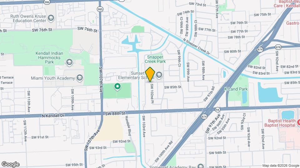 8404 SW 102nd Pl Map and Location Details