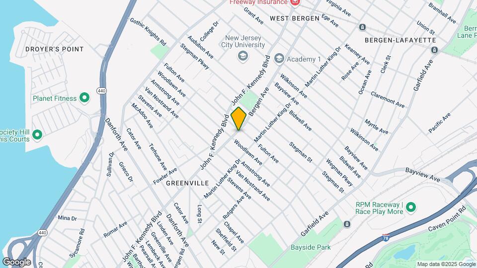 52 Bergen Ave Mapa y Detalles de la Ubicación