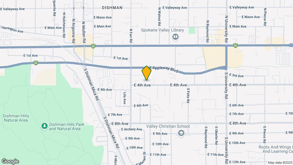 9817 E 4th Ave Mapa y Detalles de la Ubicación