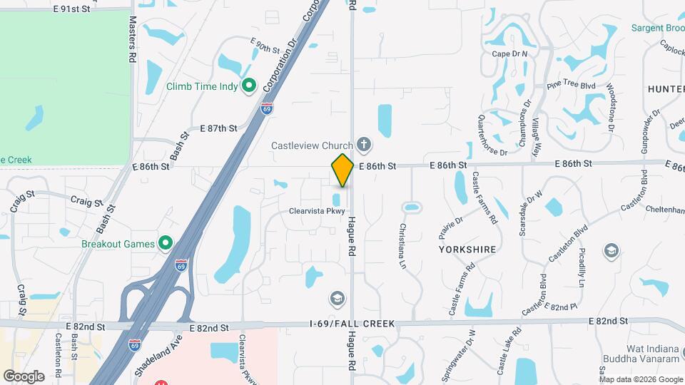 8536 Hague Rd Map and Location Details