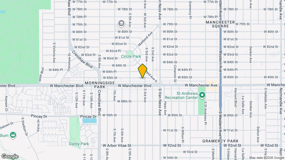 2504 W 85th St Map and Location Details