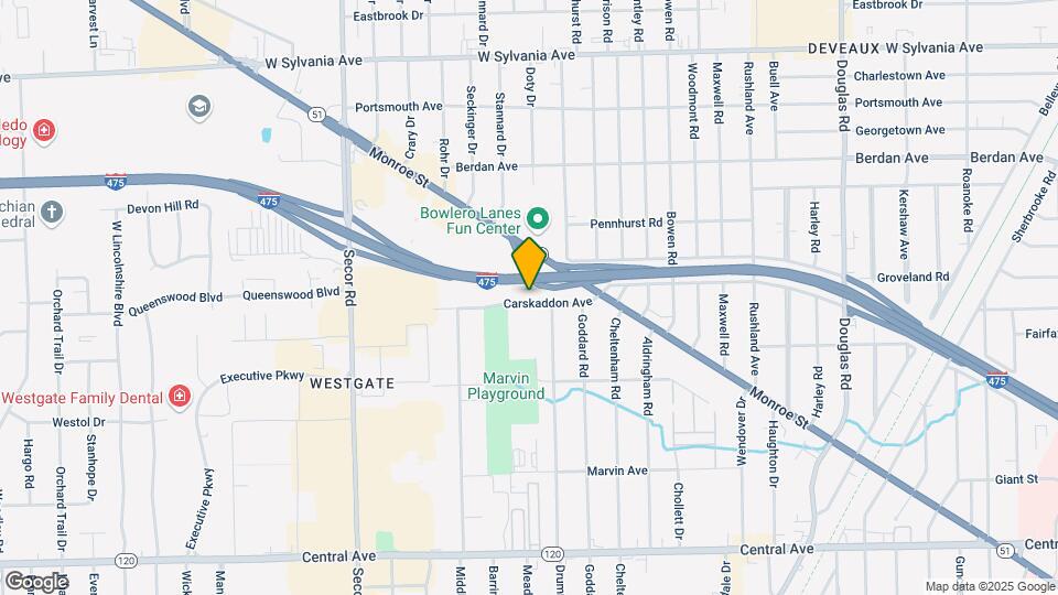 2954 Carskaddon Ave Map and Location Details