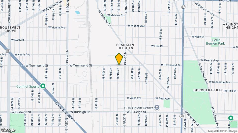 3384 N 28th St Map and Location Details