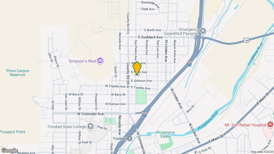 1210 San Pedro Ave Mapa y Detalles de la Ubicación