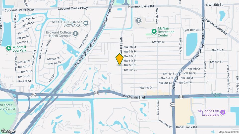 497 NW 31st Ave Map and Location Details