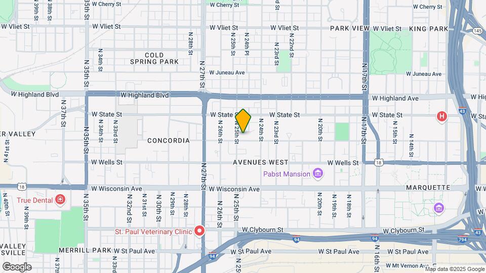 2448 W Kilbourn Ave Map and Location Details