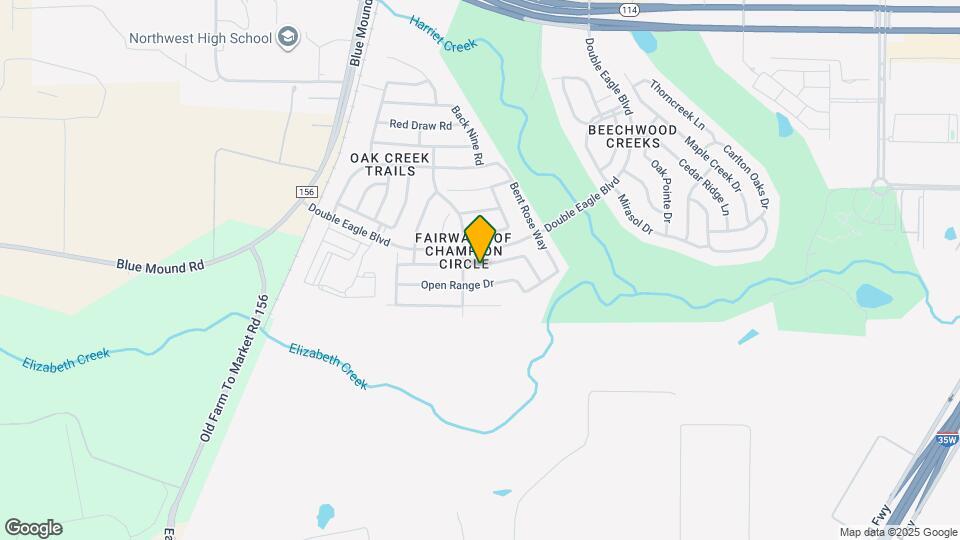 2512 Flowing Springs Dr Mapa y Detalles de la Ubicación