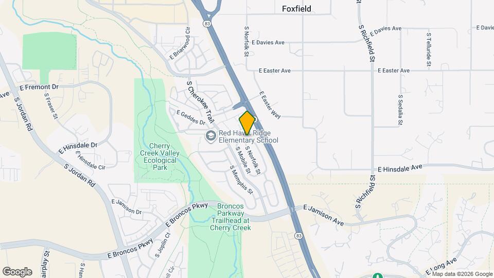 16523 E Geddes Pl Map and Location Details