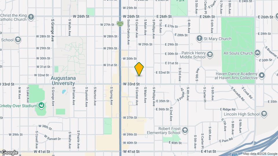 2424 S Center Ave Map and Location Details