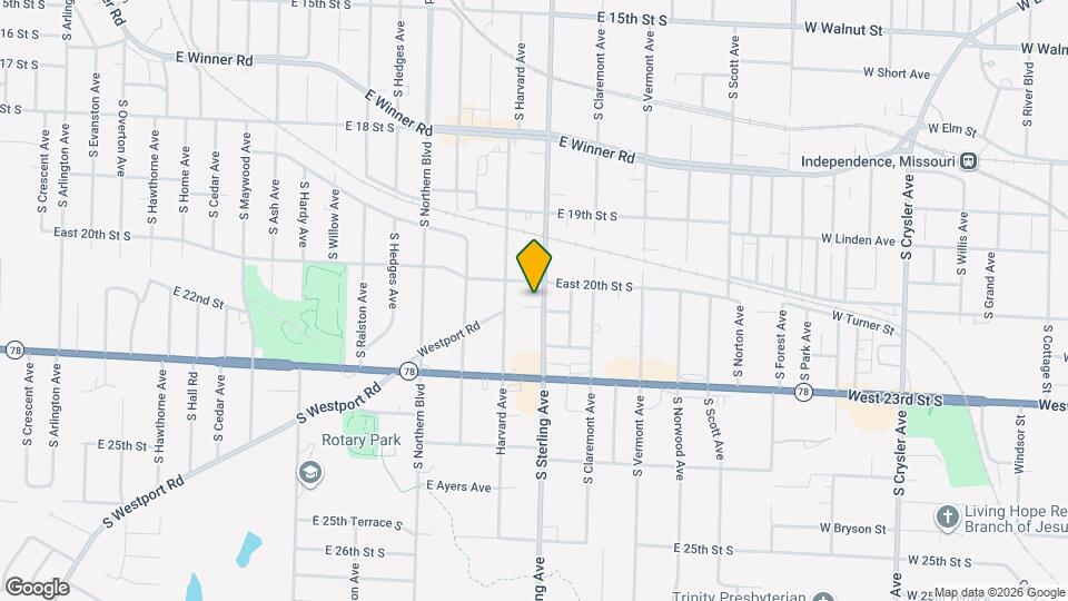 2110 S Sterling Ave Map and Location Details