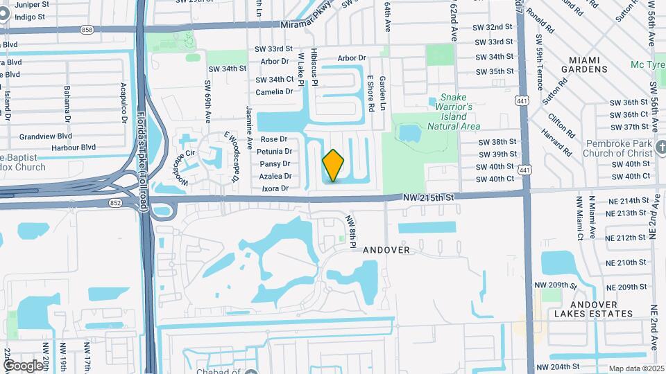 6637 Emerald Lake Dr Map and Location Details
